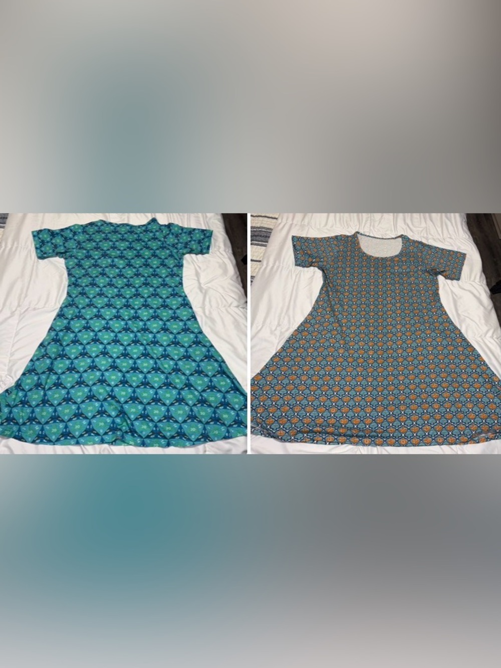 2! Svaha Large Dresses Dice DnD Teal Cotton Math Equation Spade Dress